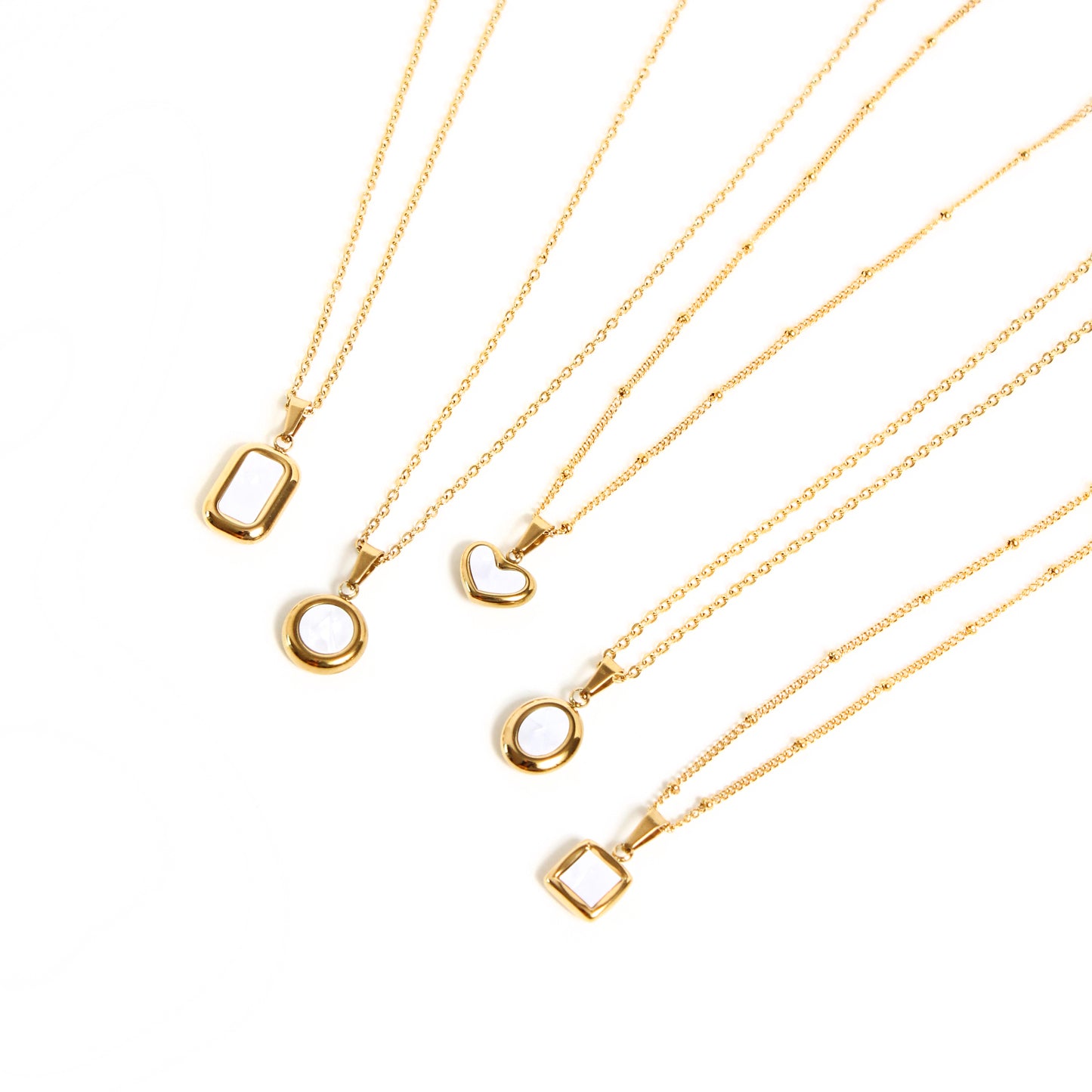 Sofia Necklace - Rectangle