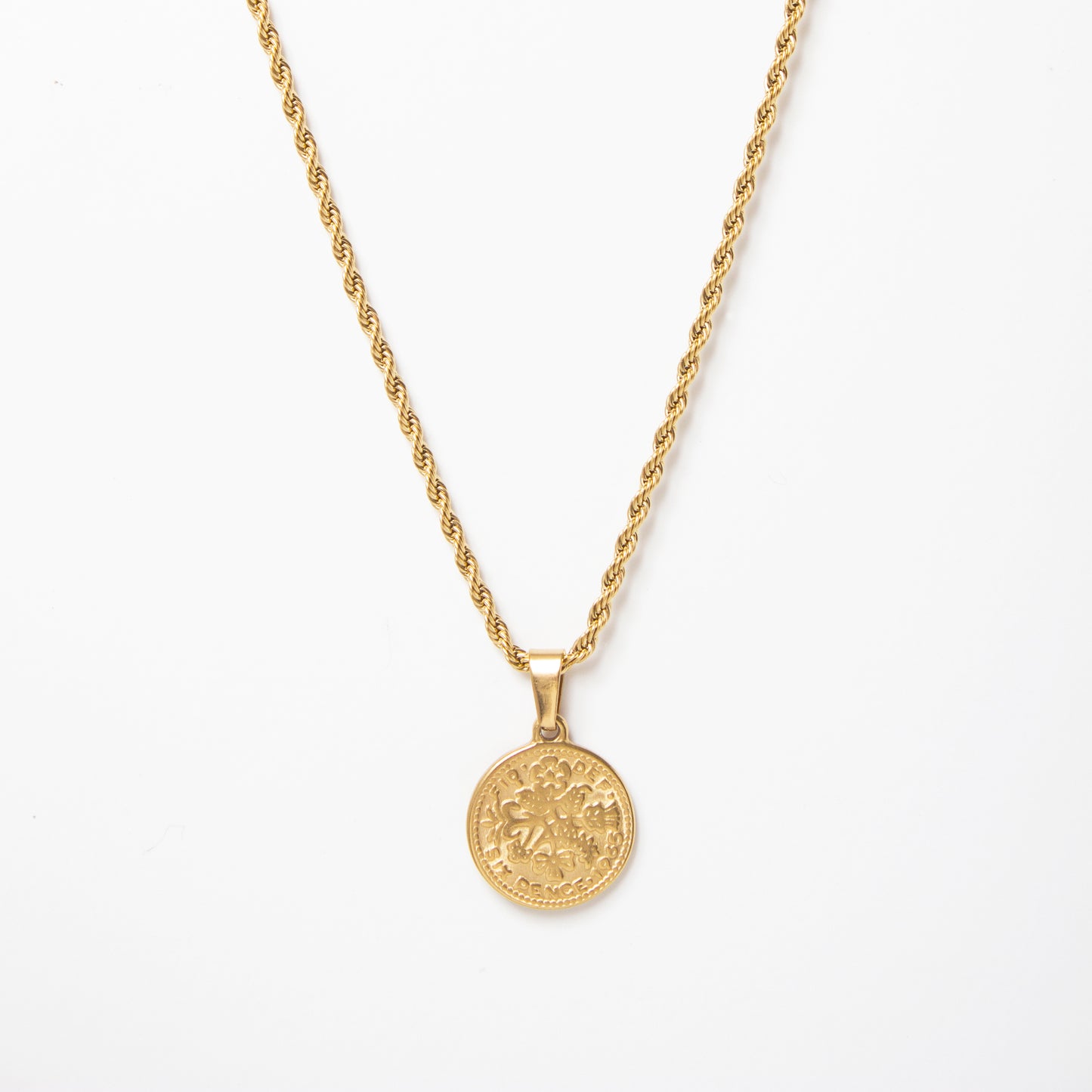 Sixpence Necklace