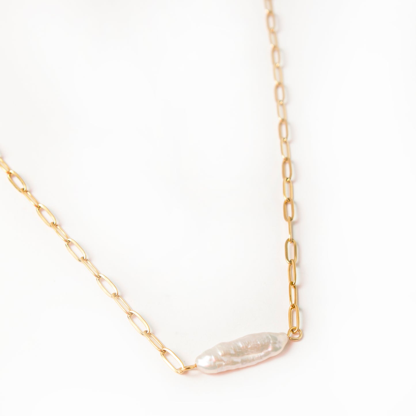 Lui Paperclip Necklace