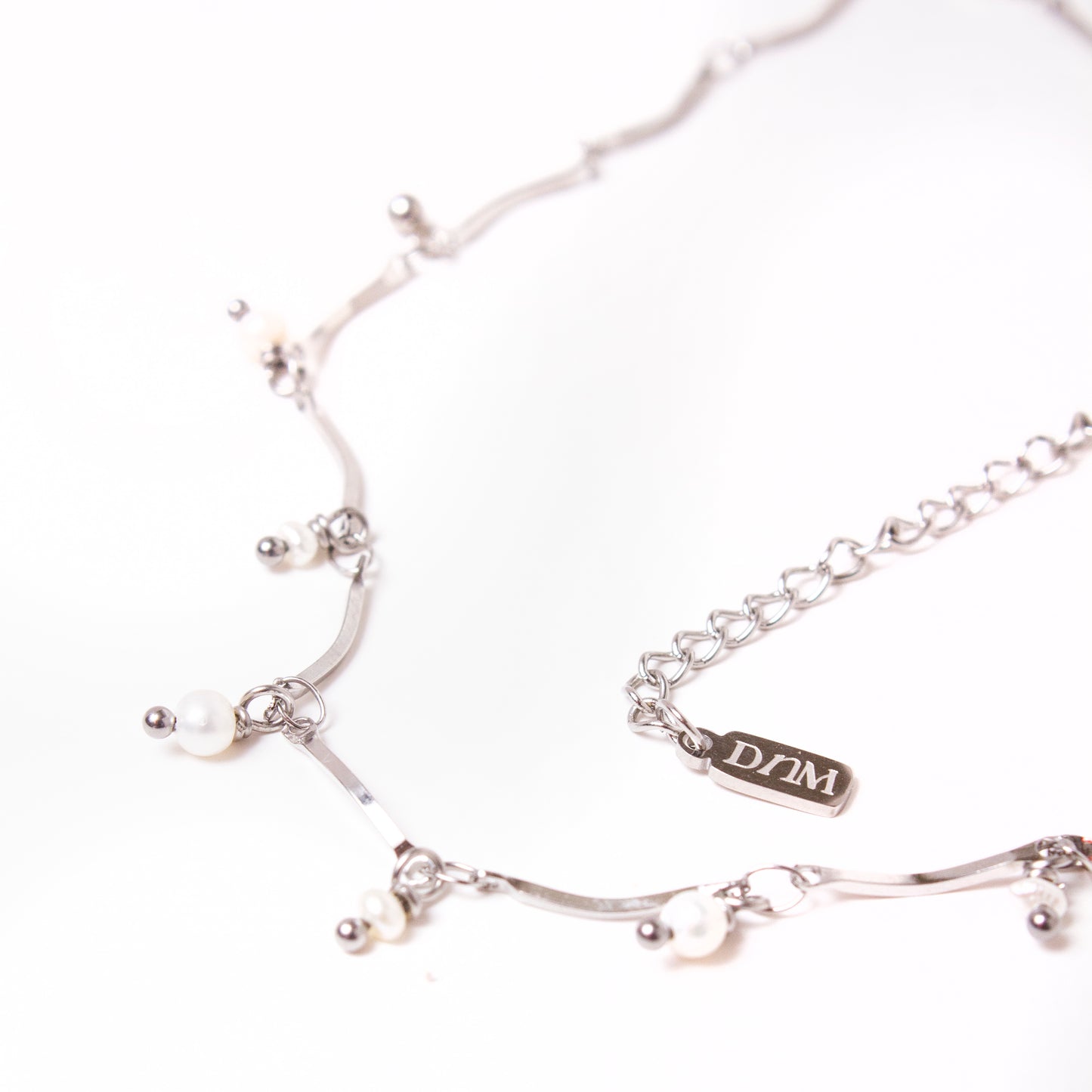 arch silver smaller pearl charms