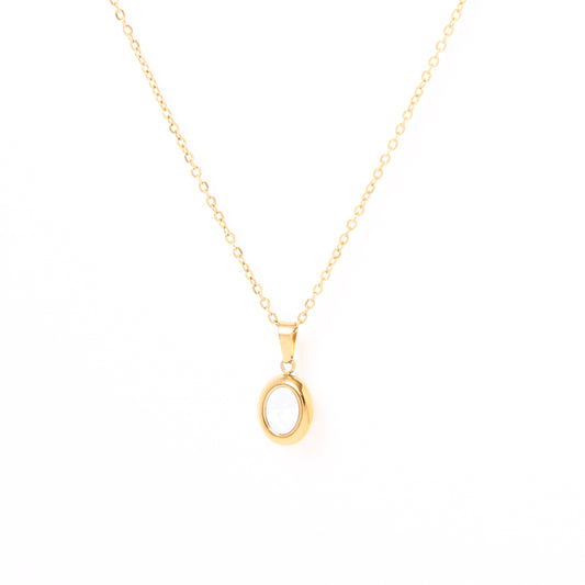 Sofia Necklace - Oval