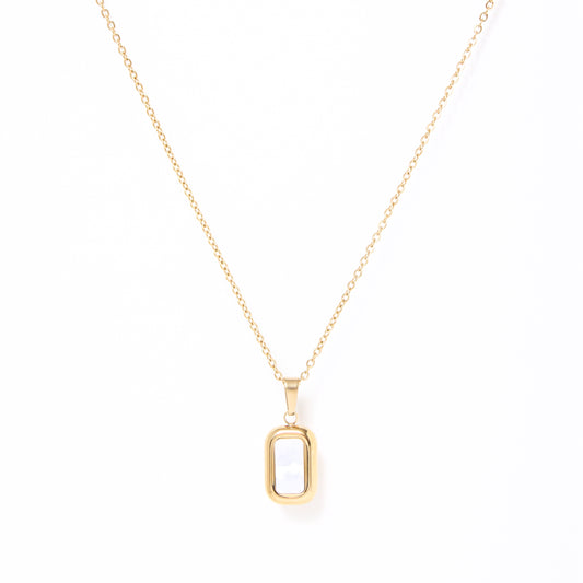 Sofia Necklace - Rectangle